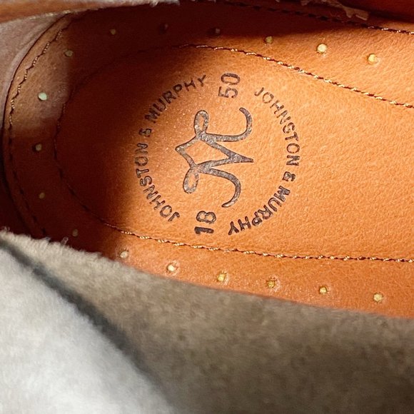 Johnston & Murphy Tan Thick Suede Leather Knee High Boots 9 - Picture 10 of 11